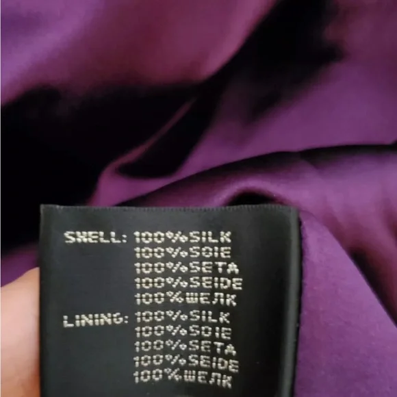 Ralph Lauren Collection Silk Cocktail Mini Dress Formal Fit & Flare 8 Party midi - Picture 6 of 8